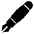 Fountain Pen Emoji from EmojiTwo Black Set