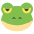 Frog Emoji from EmojiTwo Colors Set