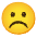 Frowning Face Emoji from Noto Emoji Set