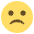 Frowning Face Emoji from EmojiTwo Colors Set
