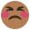 Frustrated Face Emoji Emoji from EmojiTwo Colors Set