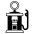 Fuel Pump Emoji from EmojiTwo Black Set