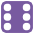 Game Die 6 Emoji from EmojiTwo Colors Set