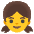 Girl Emoji from Noto Emoji Set