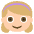 Girl Medium Light Skin Tone Emoji from EmojiTwo Colors Set