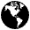 Globe Showing Americas Emoji from EmojiTwo Black Set