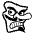 Goblin Emoji from EmojiTwo Black Set