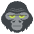 Gorilla Emoji from EmojiTwo Colors Set