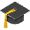 Graduation Cap Emoji from Noto Emoji Set