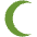 Green Crescent Emoji from EmojiTwo Colors Set