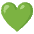 Green Heart Emoji from Noto Emoji Set
