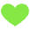 Green Heart Emoji from EmojiTwo Colors Set