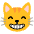 Grinning Cat With Smiling Eyes Emoji from Noto Emoji Set