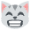Grinning Cat With Smiling Eyes Emoji from EmojiTwo Colors Set