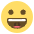 Grinning Face Emoji from EmojiTwo Colors Set