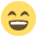 Grinning Face With Smiling Eyes Emoji from EmojiTwo Colors Set
