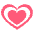 Growing Heart Emoji from EmojiTwo Colors Set