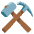 Hammer And Pick Emoji from Noto Emoji Set