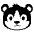 Hamster Emoji from EmojiTwo Black Set