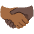 Handshake Medium Dark Skin Tone Dark Skin Tone Emoji from Noto Emoji Set