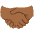 Handshake Medium Dark Skin Tone Emoji from Noto Emoji Set