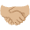 Handshake Medium Light Skin Tone Emoji from Noto Emoji Set