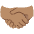 Handshake Medium Skin Tone Emoji from Noto Emoji Set