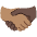 Handshake Medium Skin Tone Dark Skin Tone Emoji from Noto Emoji Set