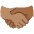 Handshake Medium Skin Tone Medium Dark Skin Tone Emoji from Noto Emoji Set