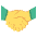Handshake Emoji from EmojiTwo Colors Set