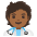 Health Worker Medium Dark Skin Tone Emoji from Noto Emoji Set