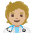 Health Worker Medium Light Skin Tone Emoji from Noto Emoji Set