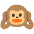 Hear No Evil Monkey Emoji from Noto Emoji Set