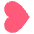 Heart Bullet Emoji from EmojiTwo Colors Set