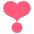 Heart Exclamation Emoji from EmojiTwo Colors Set