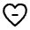 Heart Minus Icon from Mynaui Line Set | Free Download as SVG Vector and Transparent PNG | Streamline icons