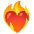 Heart On Fire Emoji from Noto Emoji Set