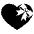 Heart With Ribbon Emoji from EmojiTwo Black Set