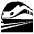 High Speed Train Emoji from EmojiTwo Black Set
