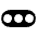 Horizontal Traffic Light Emoji from EmojiTwo Black Set