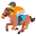Horse Racing Emoji from Noto Emoji Set