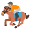 Horse Racing Medium Light Skin Tone Emoji from Noto Emoji Set
