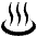 Hot Springs Emoji from EmojiTwo Black Set