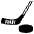 Ice Hockey Emoji from EmojiTwo Black Set
