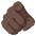 Index Pointing At The Viewer Dark Skin Tone Emoji from Noto Emoji Set