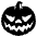 Jack O Lantern Emoji from EmojiTwo Black Set