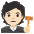 Judge Light Skin Tone Emoji from Noto Emoji Set