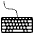 Keyboard Emoji from EmojiTwo Black Set