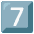 Keycap Digit Seven Emoji from Noto Emoji Set