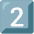 Keycap Digit Two Emoji from Noto Emoji Set
